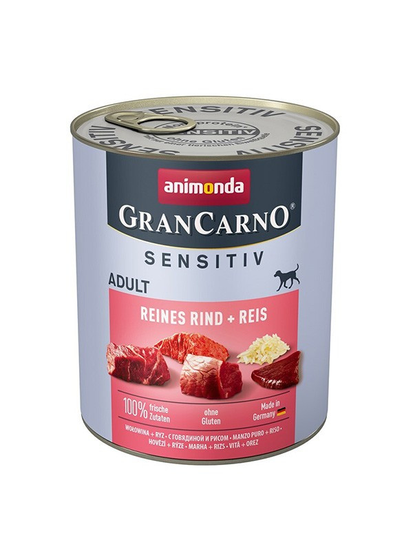 Animonda GranCarno Sensitiv Wołowina i ryż 800g 