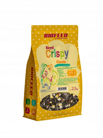 BIOFEED ROYAL CRISPY CAVIA 2,5KG - DLA ŚWINEK MORSKICH