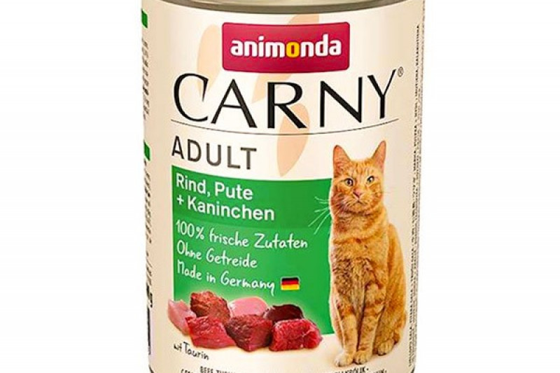 ANIMONDA Carny Adult puszka wołowina indyk i królik 400 g